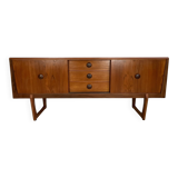 Very rare model of vintage sideboard from the 1960s made of teak wood.