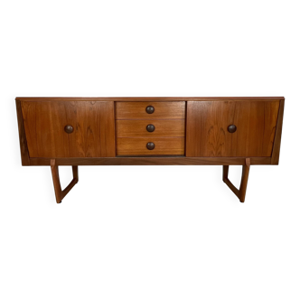 Very rare model of vintage sideboard from the 1960s made of teak wood.