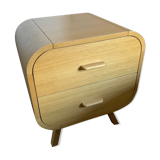 Table de chevet Fonteyn Made.com en chêne