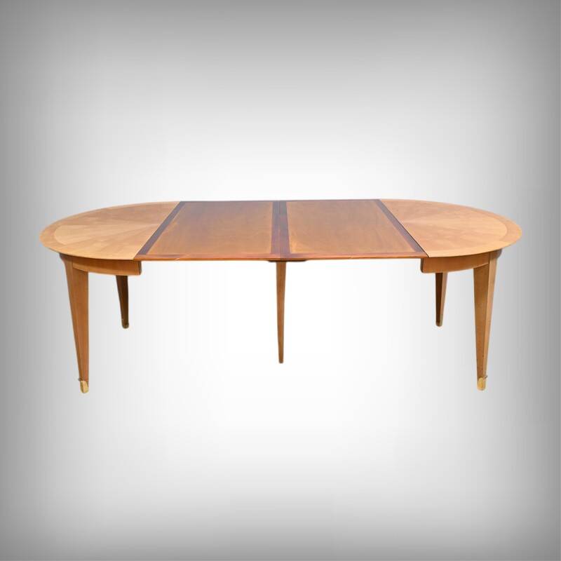 Table for 4 to 10 people in cherry wood – 1950