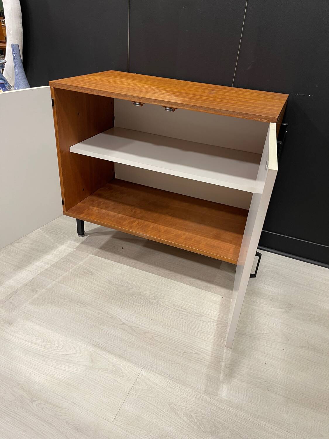 2-door teak cabinet, 1960s