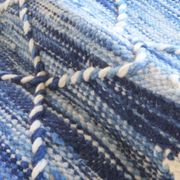 Flat Kilim Rug Blue - 213 x 71 cm