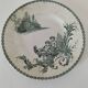 ironstone plate, A. Lebacqz & M. Bouchart earthenware factory, Trianon model