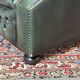 1970s leather Chesterfield three-seater sofa