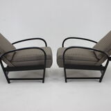 1940s Pair of Kropacek Kozelka Adjustable Armchairs,Czechoslovakia