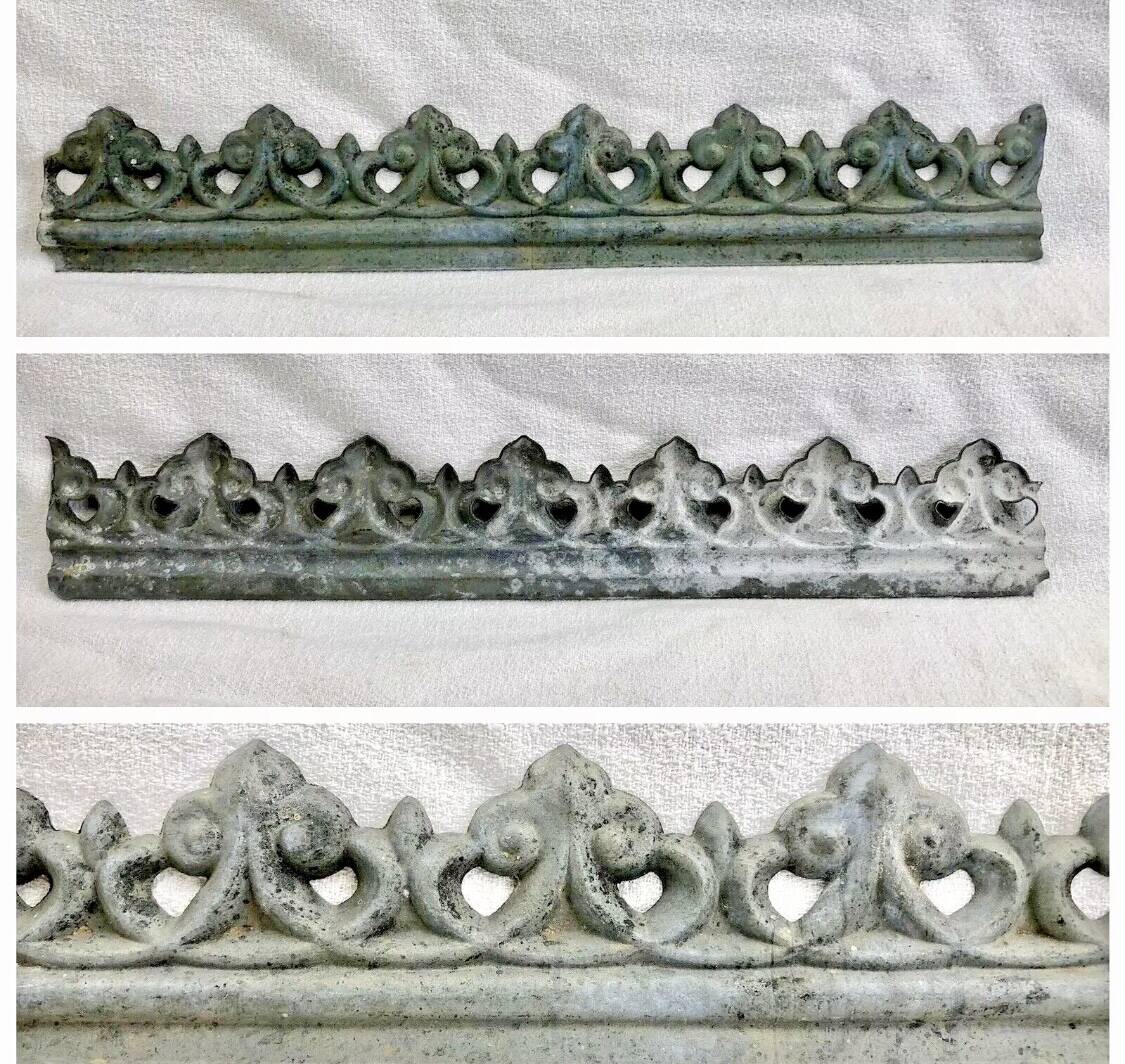 Zinc roof frieze
