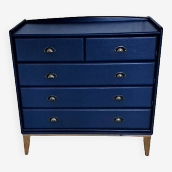Rød Sødgren blue ganne 3 chest of drawers