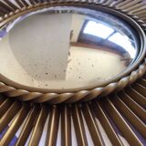 Chaty Vallauris witch's eye curved mirror from the 60s