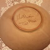 Dish ceramic cut vallauris handmade