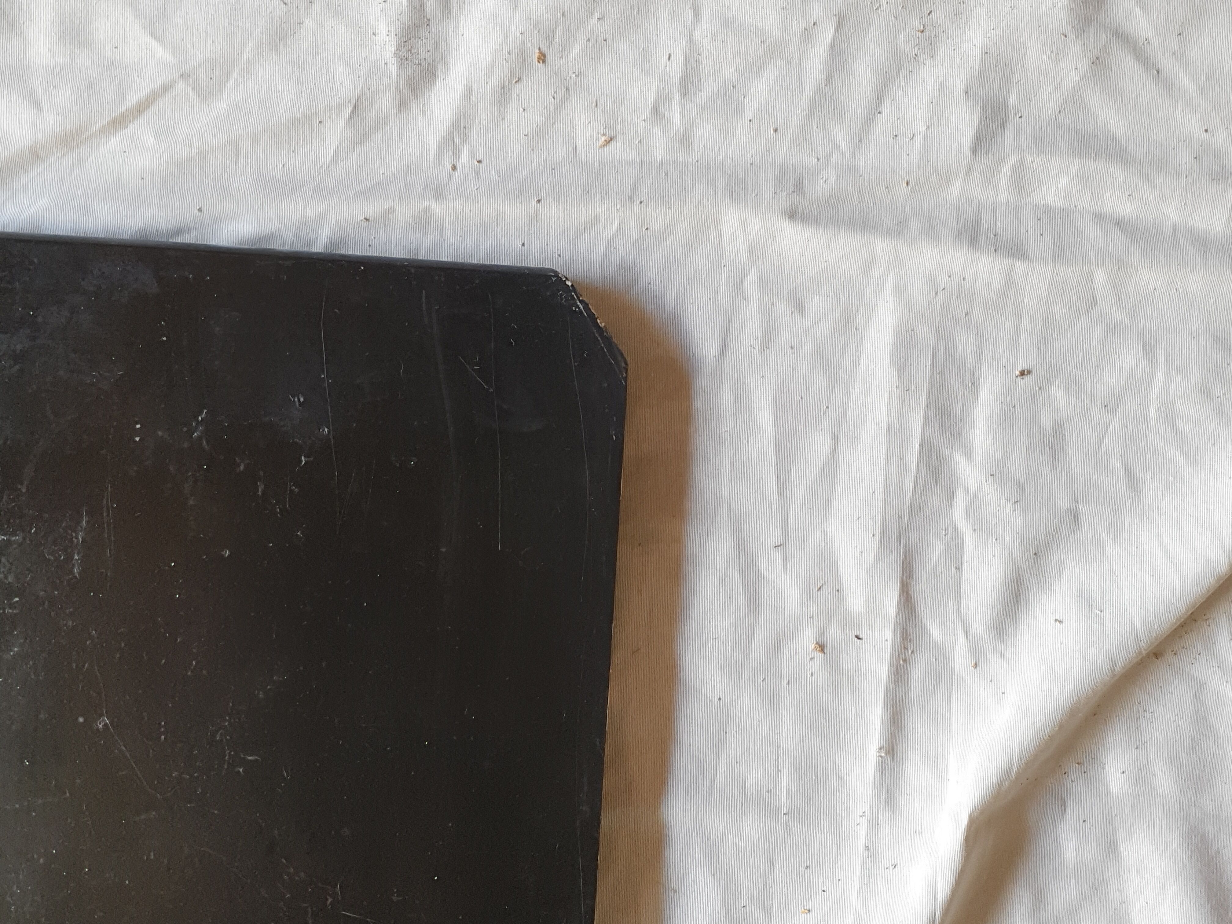 Black marble fireplace 1850