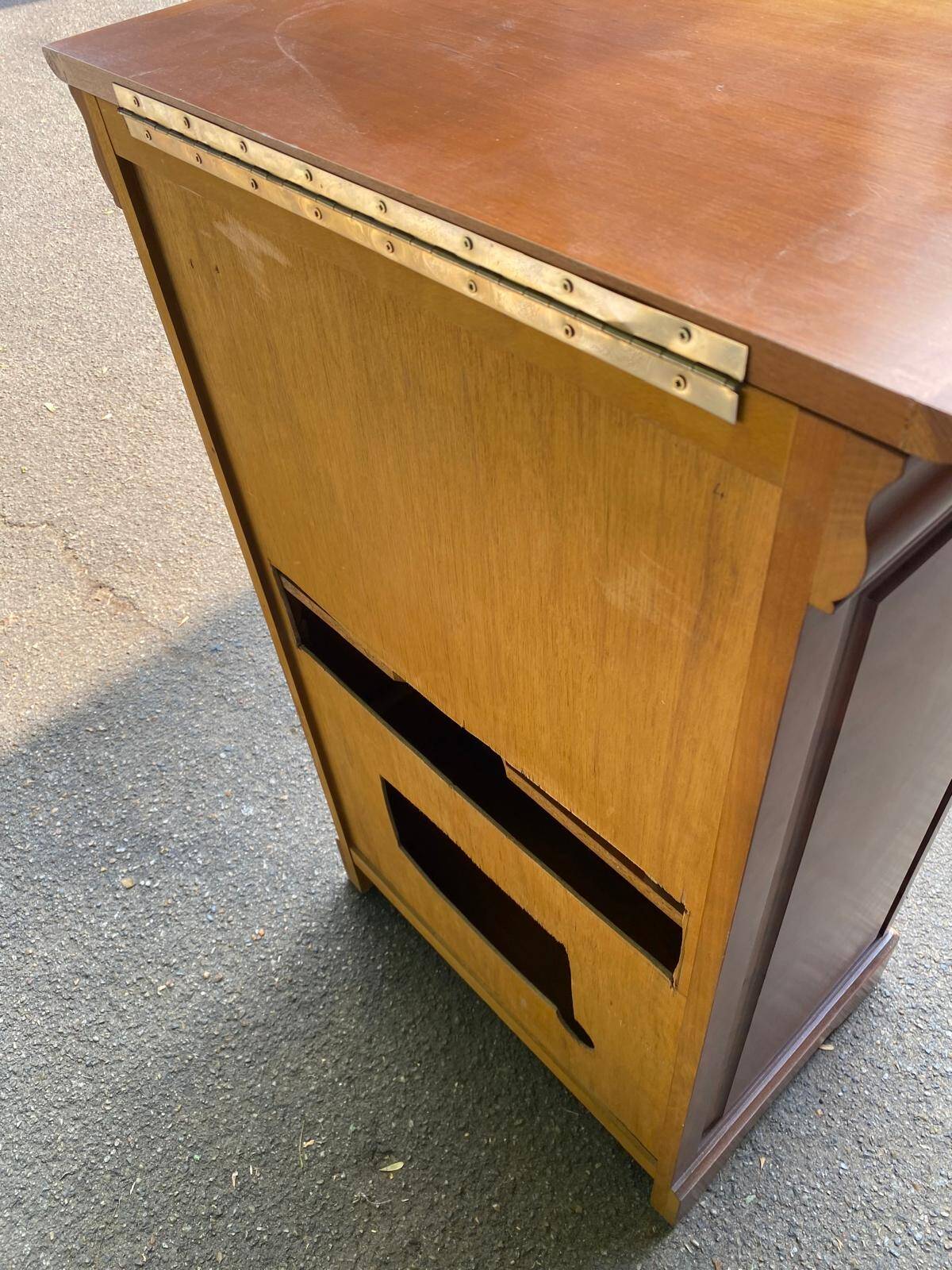 Louis Philippe solid wood Hi-Fi furniture - bar cabinet
