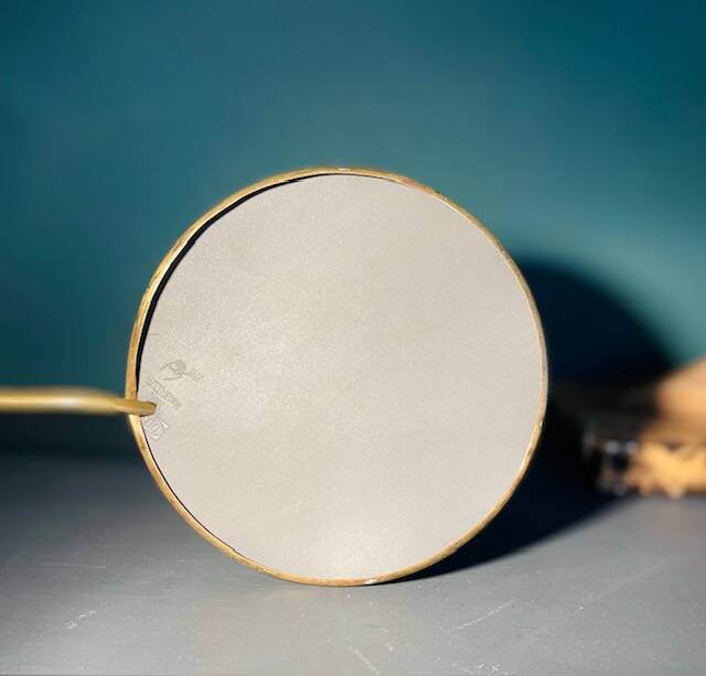 Lampe flamme Art Déco verre dépoli 1920-1930