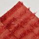 Tapis vintage tissé turc rouge doux 4x7, 128x216 cm