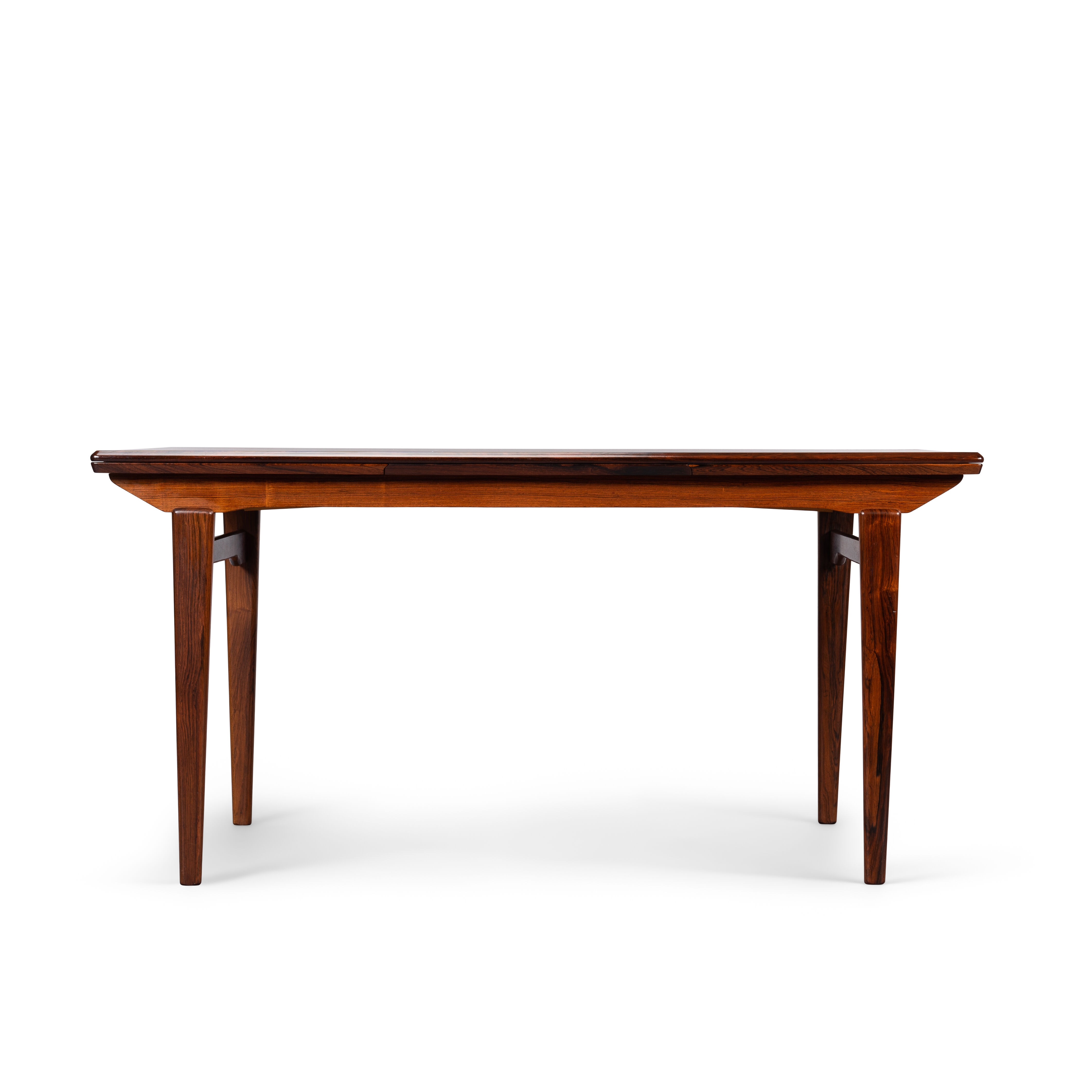 Danish rosewood dining table designed and made by Jens Aerthoj Jensen & Tage Molholm, 1960s