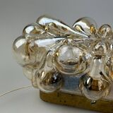 60s 70s wall lamp made of glass metal Bubble Wall Sconce Space Age Germany
