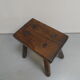Antique milk stool