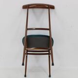1960s Set Of Four Mahogany Dining Chairs, Italy