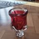 Art vase made of blown glass by Josef Hospodka, Bohemia 1960.