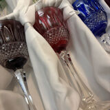 6 Roemers crystal wine glasses