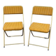 Two folding chairs, Lafuma, France, 1970