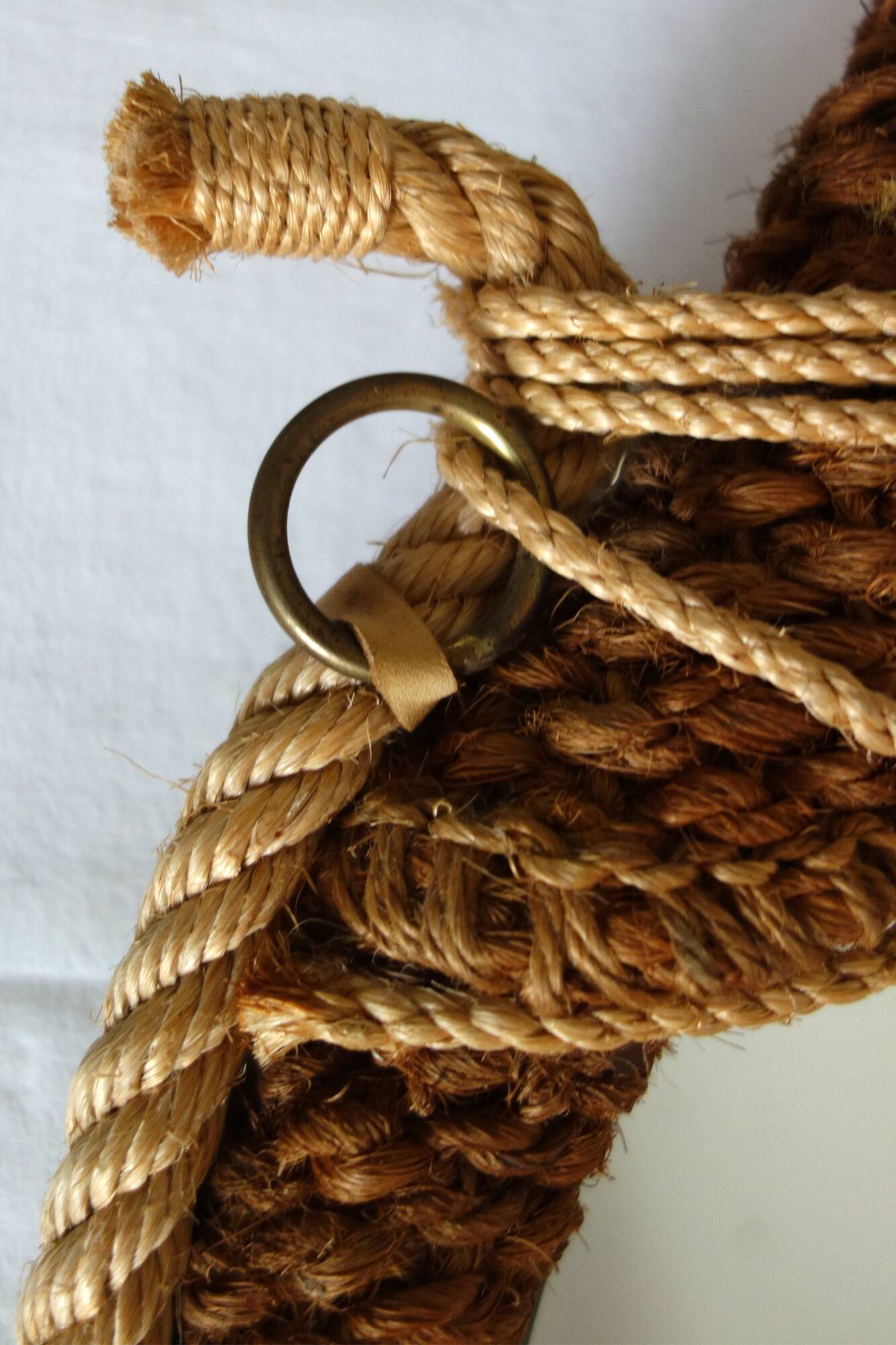 Old  rope mirror 50s/60s