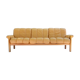 Norwegian modern ekornes teak & leather 3 seater sofa, model montana, 1970’s
