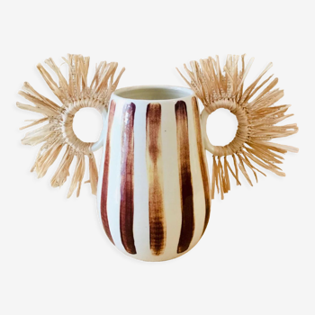Vase céramique de fabrication artisanale