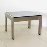 Tau square coffee table by Gae Aulenti, edition Rinascente Italy 1970s