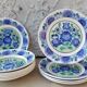 6 flat plates and 6 hollow plates Vloclawek Poland Hand painted