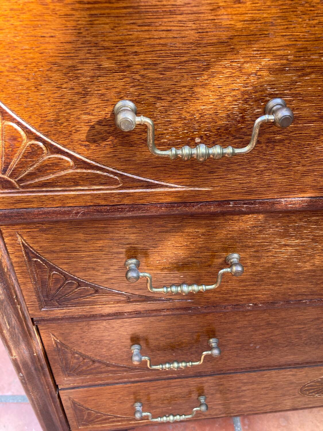 Art deco chest of drawers 1950