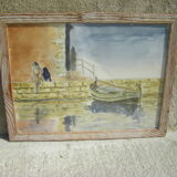 Pair of watercolors