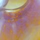 Vase boule orange soufflé à la main de L'Oca Nera (Italie)