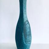 Art ceramics sgraffito table lamp attributed to Alvino Bagni for Raymor, Italy, 1960s.