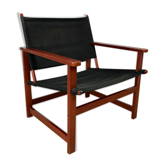 Scandinavian safari chair from the 1970s