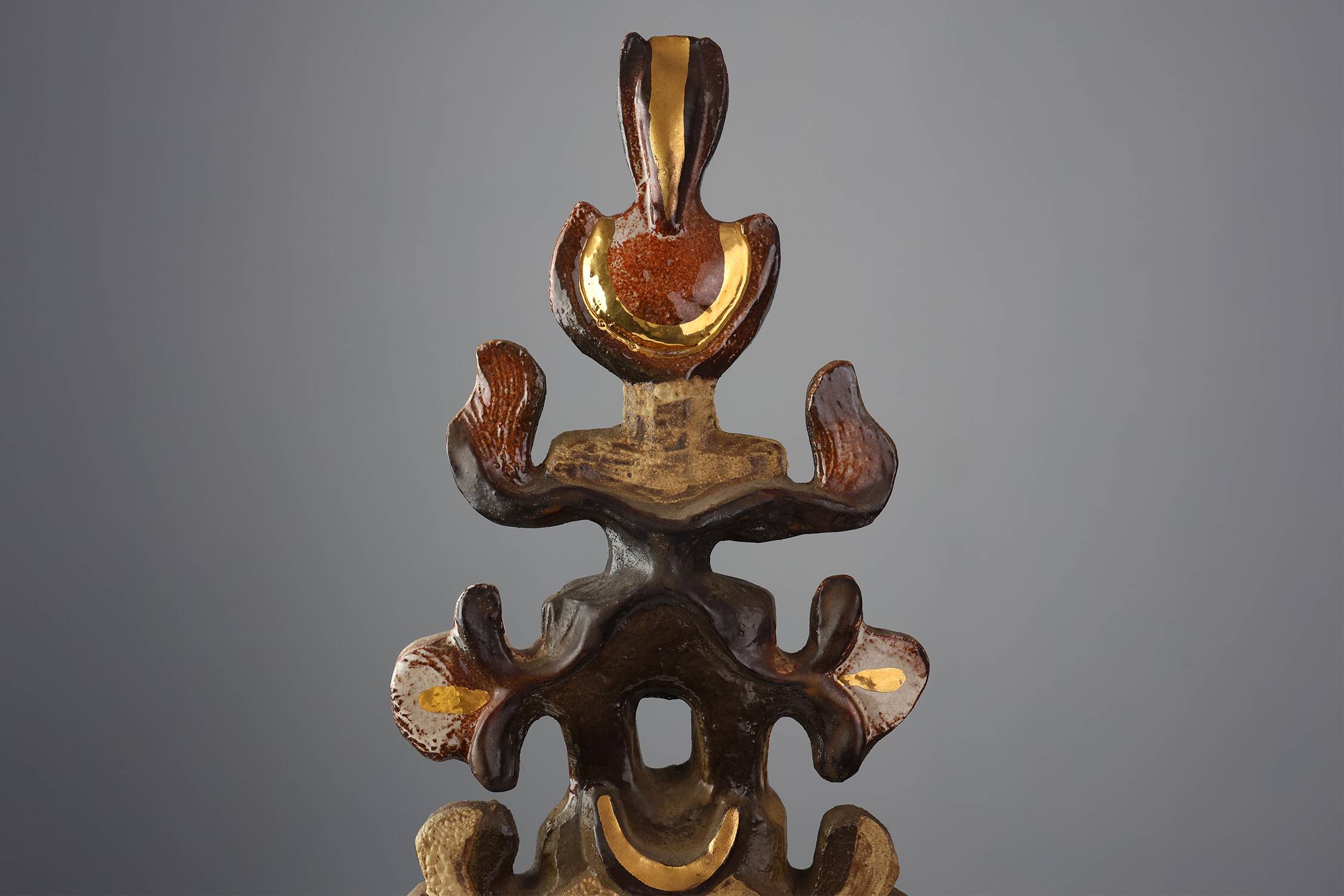 Totem signed and numbered by Elisabeth Vandeweghe for Perignem, Belgium, 19