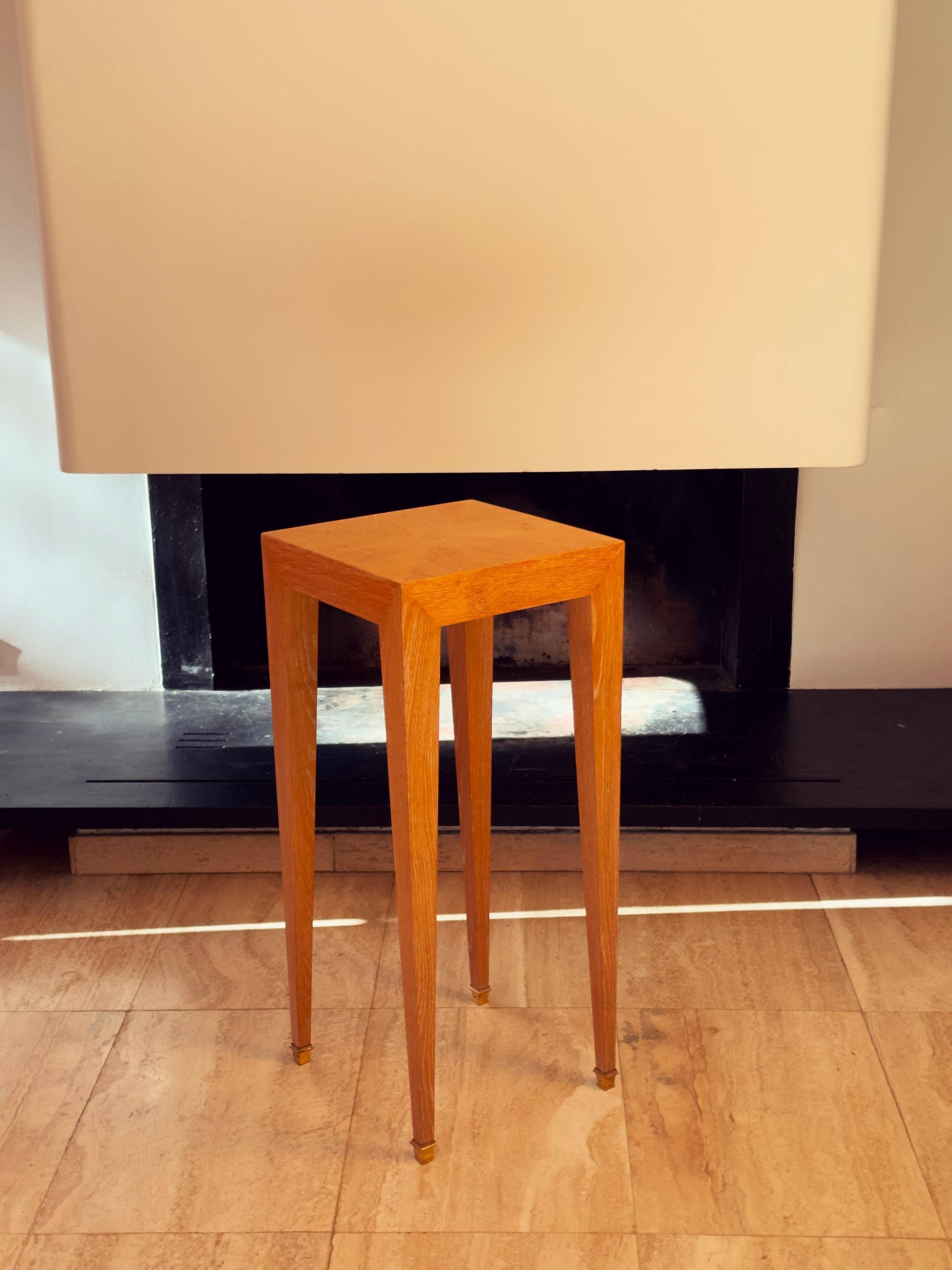Set of 3 Pedestals and Console Table by Jacques Grange, France, 1973
