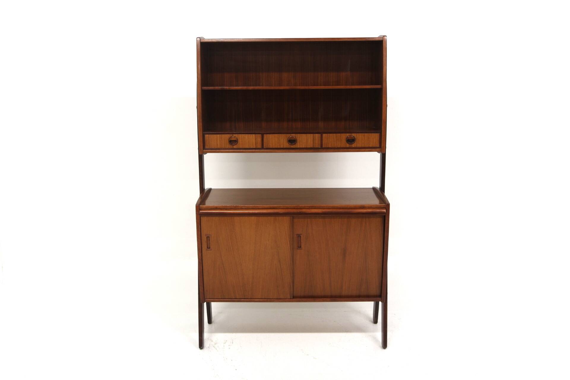 Scandinavian mahogany and beech secretary, Sweden, 1960
