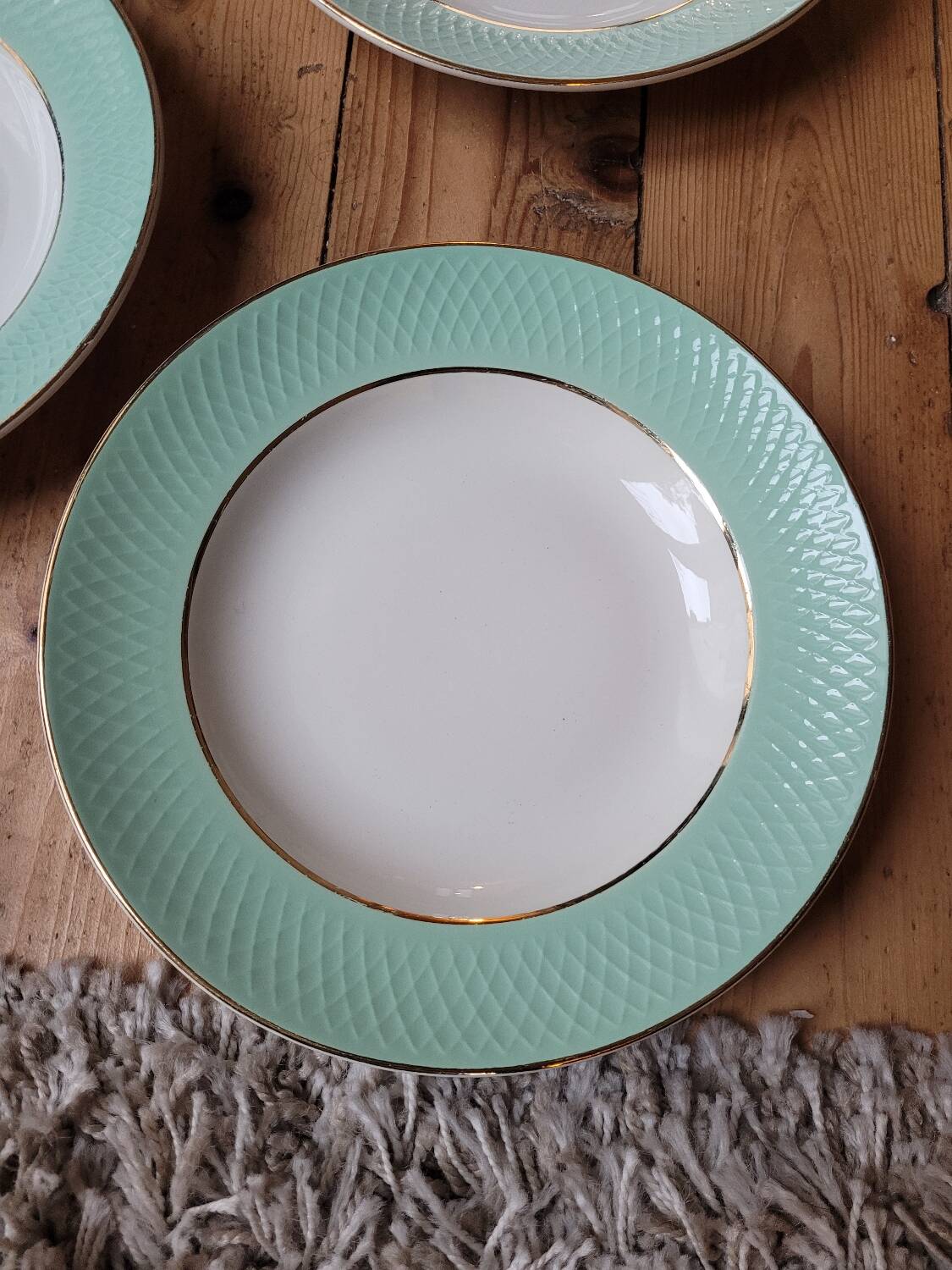 6 soup plates “Café Gilbert” Orchies Moulin des Loups