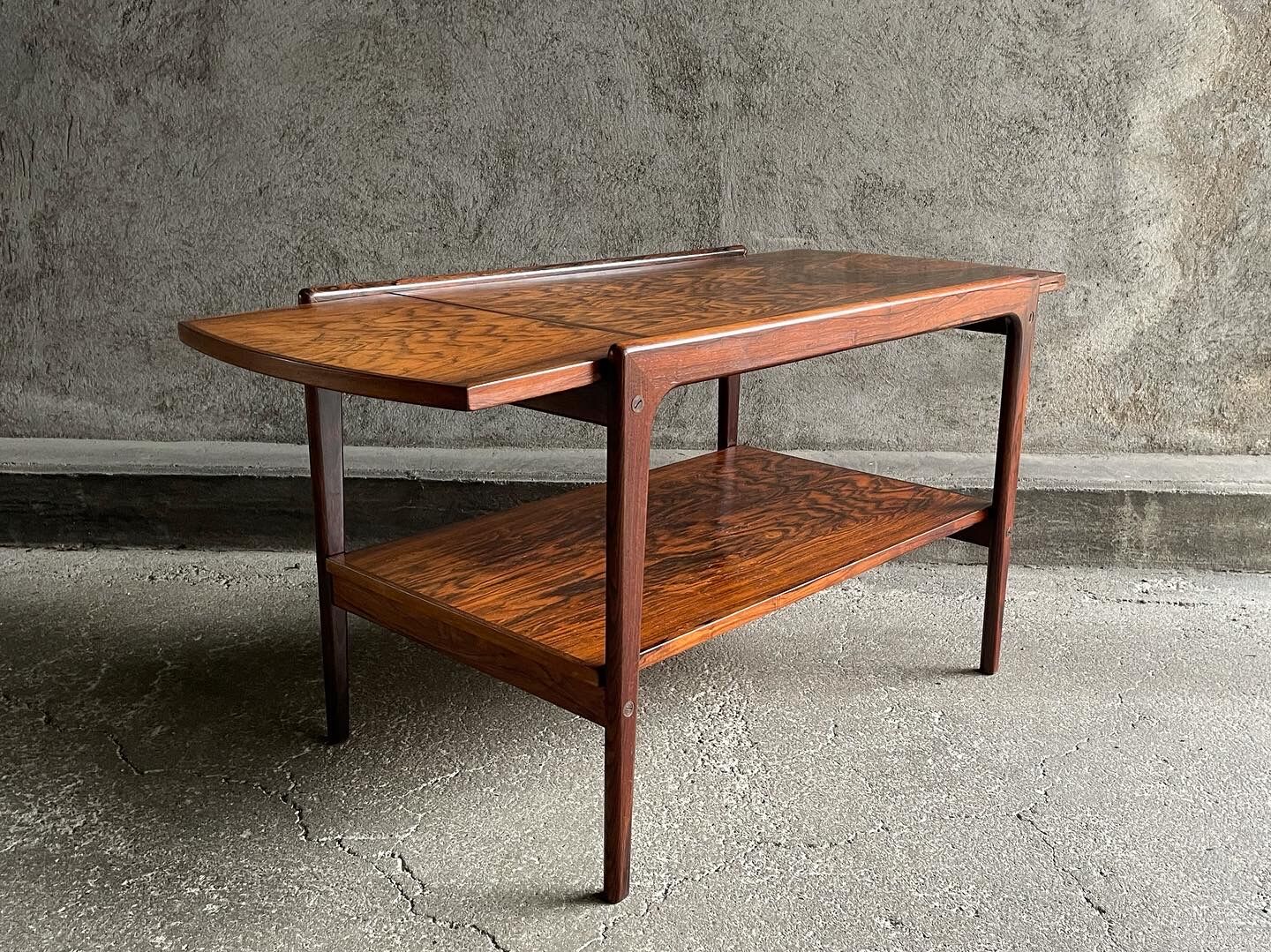 Scandinavian rosewood coffee table, 1960s