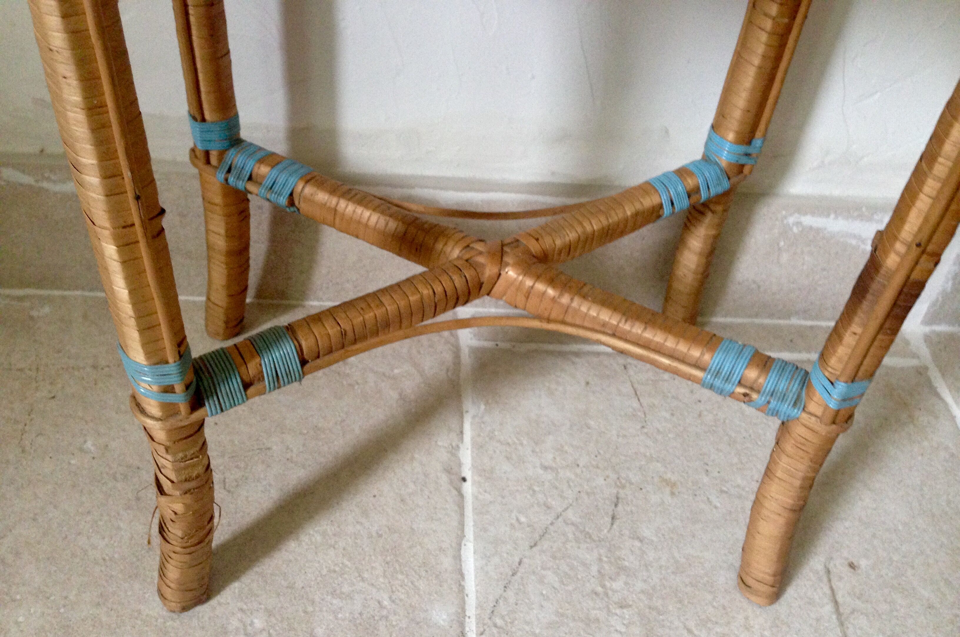 Sewing wicker basket