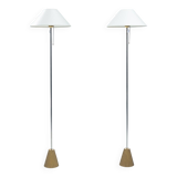 Peter Ghyczy floor lamp, brass, set of 2
