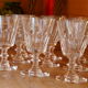 Set of 9 crystal wine glasses from Saint-Louis - Caton model
