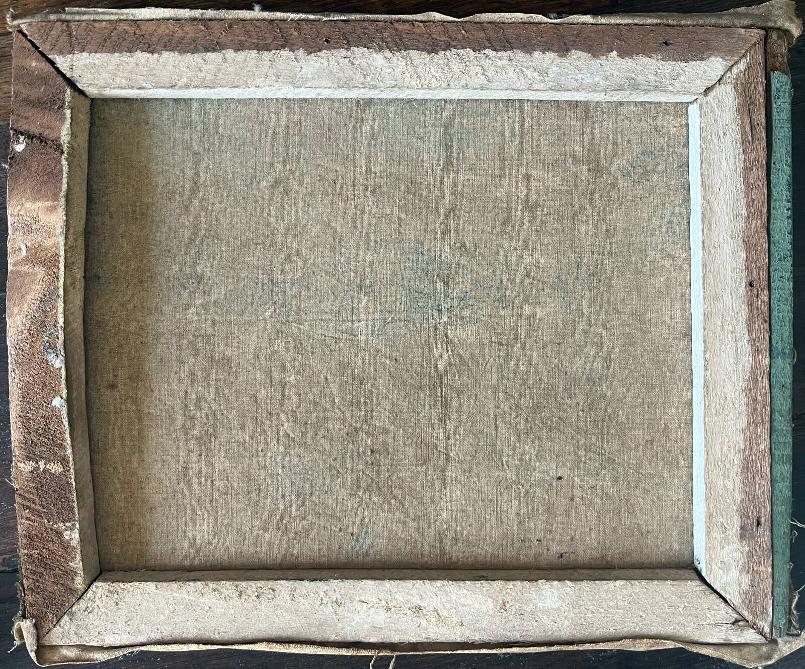 Tableau HST "Autumn Reflection" Post-Impressionist landscape signed