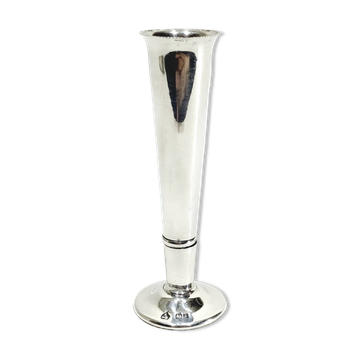 Asprey & Co - Petit vase cornet en argent
