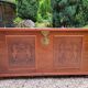 Portuguese chest in solid mahogany