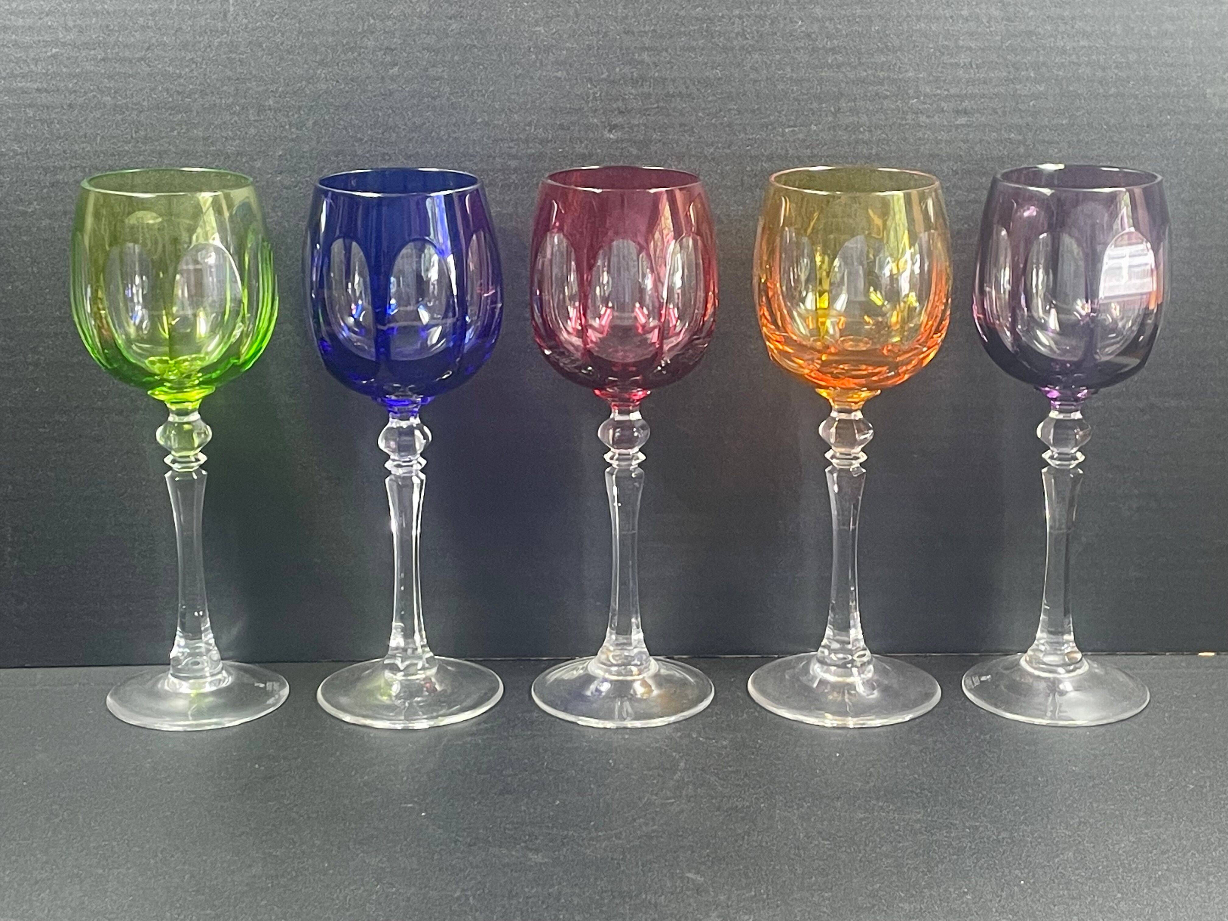 5 crystal stemmed glasses Cabinet WMF 21 cm