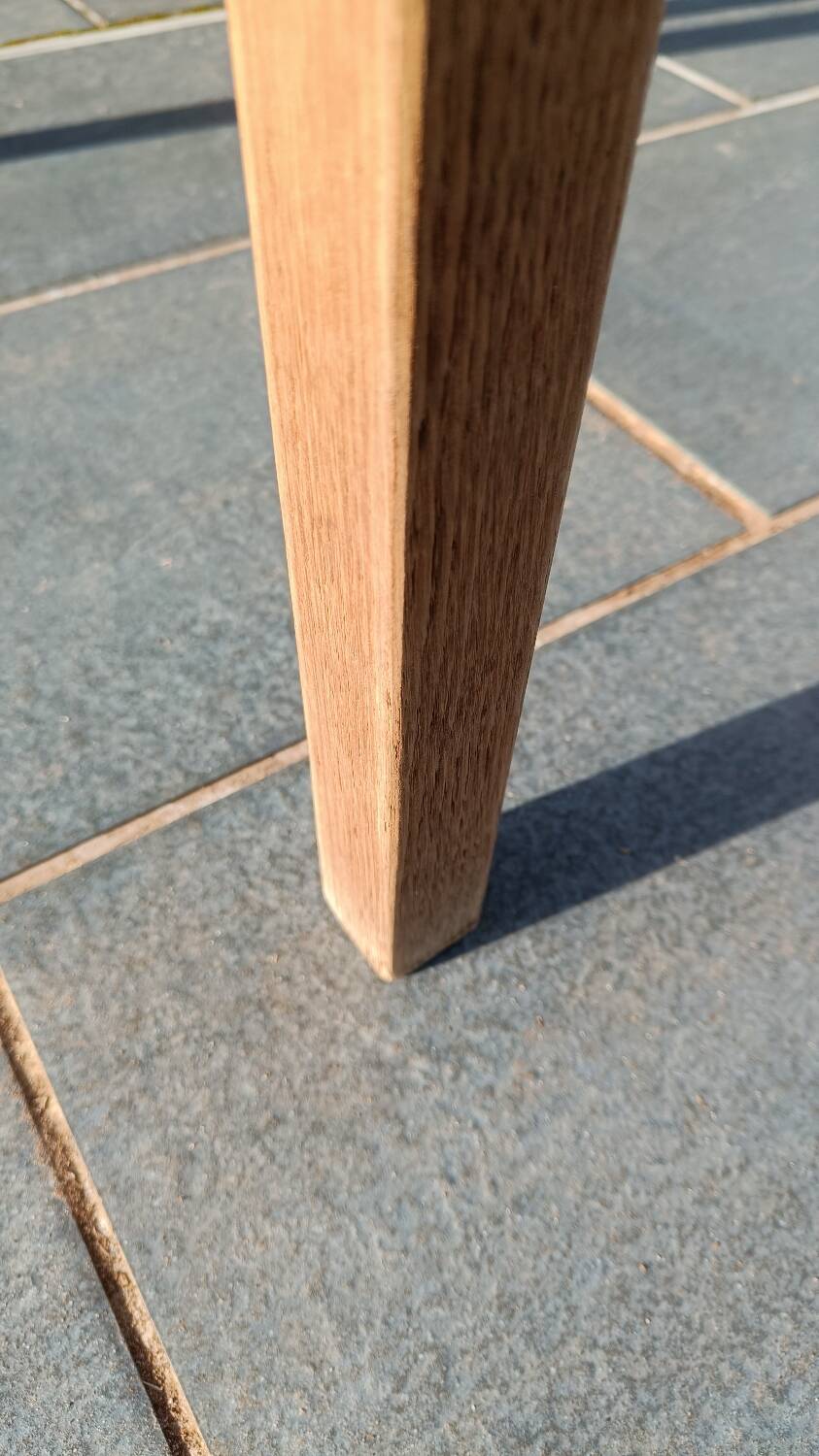 Desk or table in raw wood