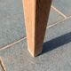 Desk or table in raw wood