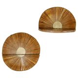 Decorative Bamboo Sunbursts Shelves