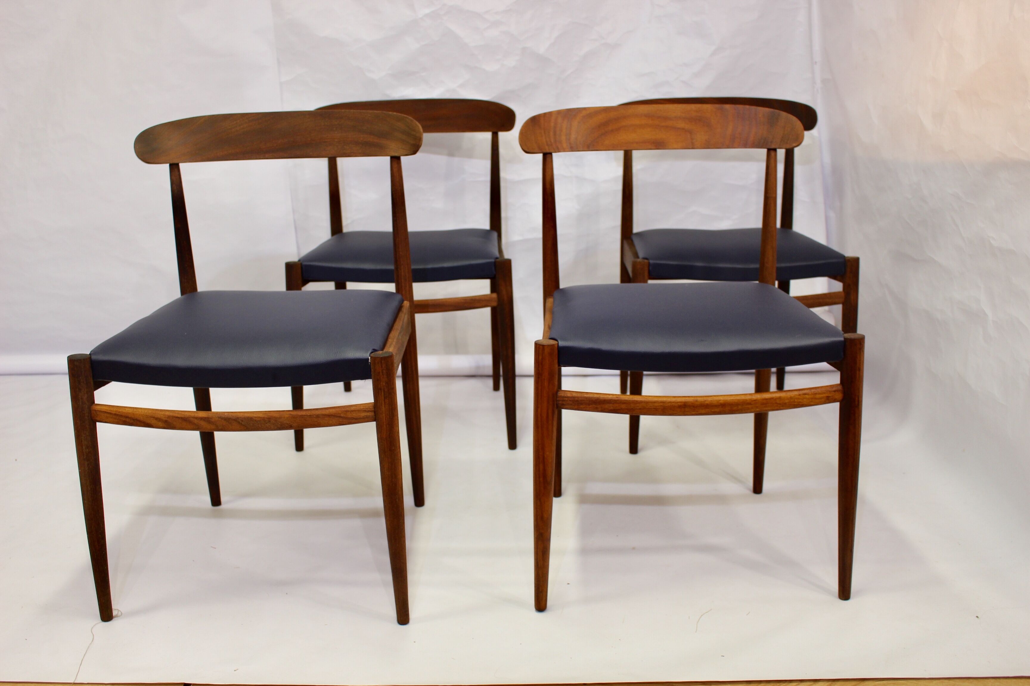 4-Pack Scandinavian chairs 1960